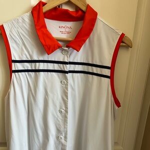 Xl Kinona Sleeveless Golf Shirt